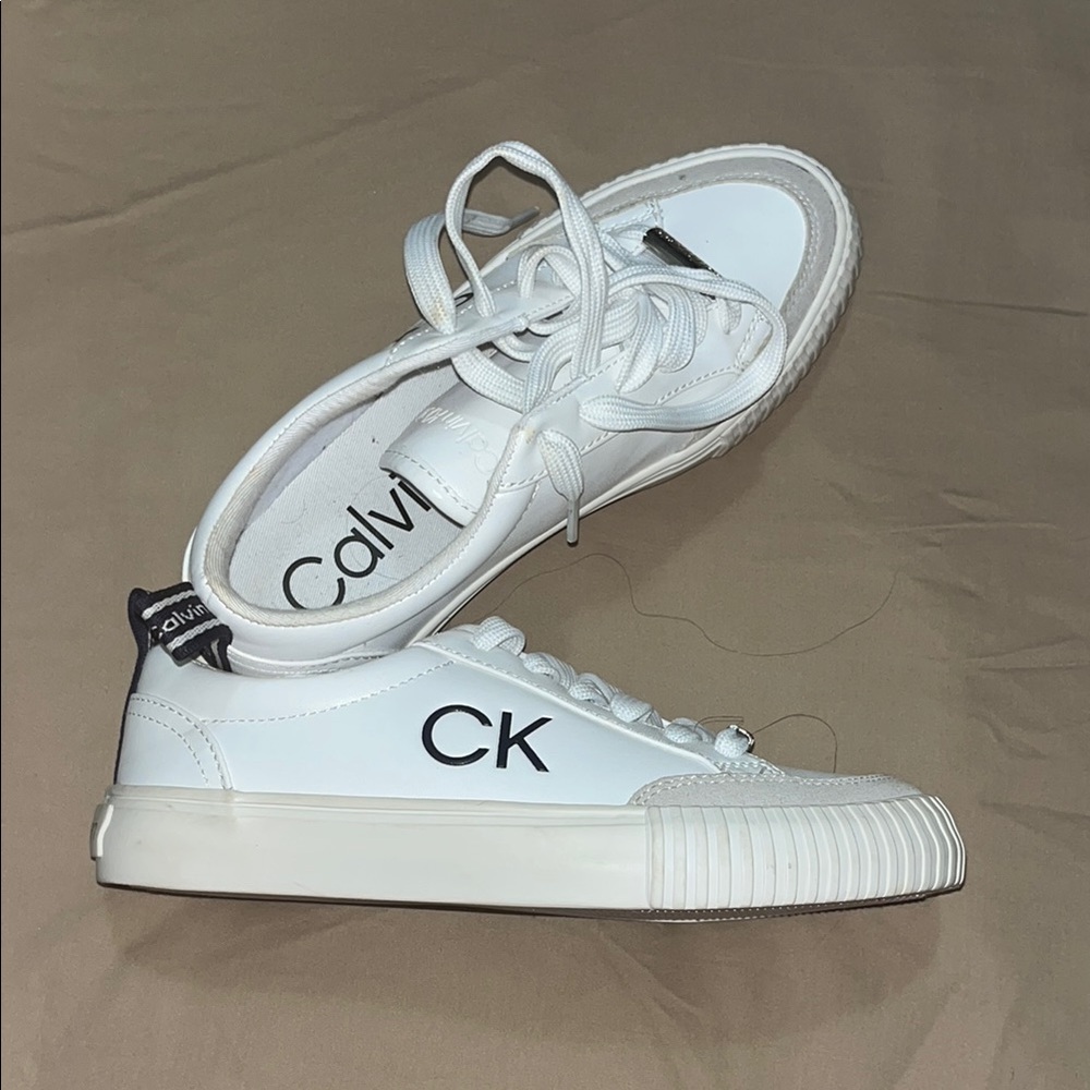 Calvin Klein White Casual Sneakers
